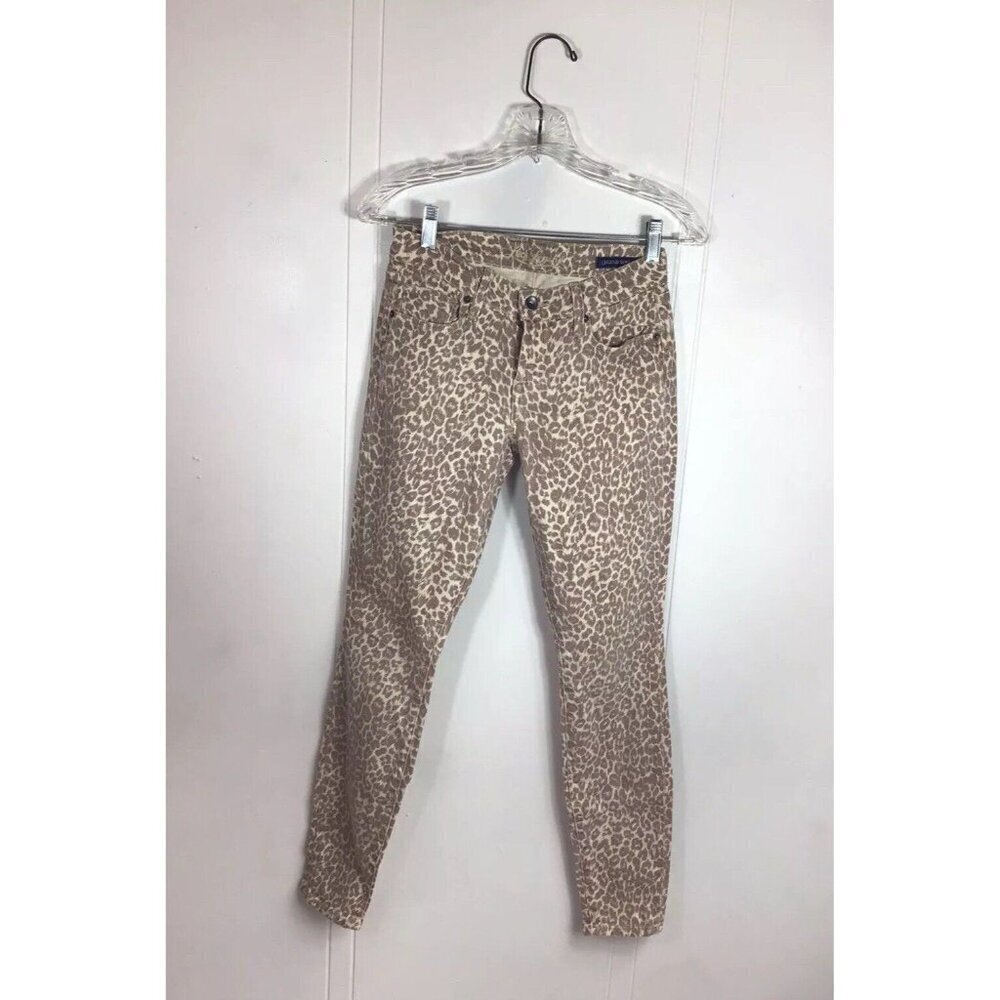 Lucky Brand Leopard Print Jeans Pants Womens 25